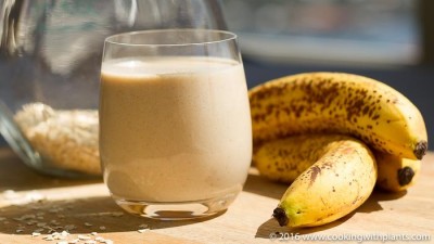 Smoothie cu banane și ovăz, rețeta ideală pentru un mic dejun sănătos