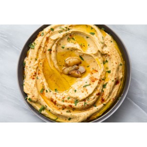 A început Postul Paștelui. Cum gătești hummus cu ardei copți