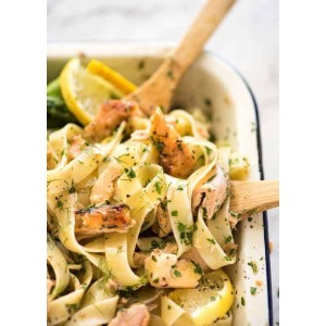Somon în sos de lămâie, un preparat delicios