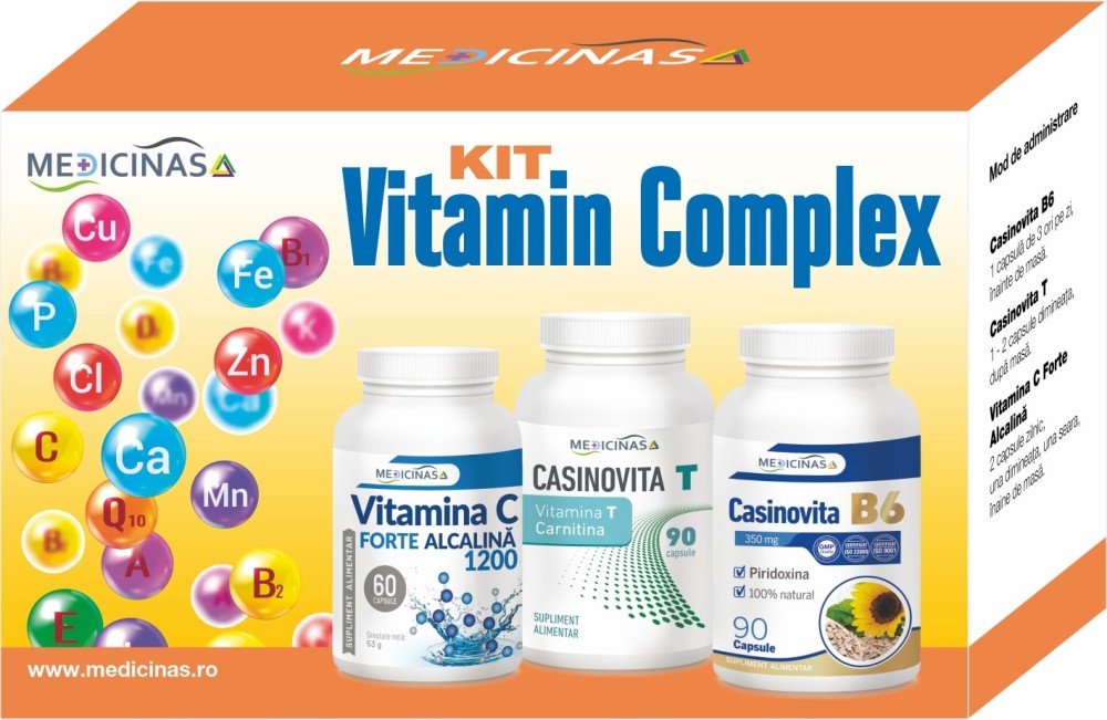Kit Vitamin Complex - redă energia și luptă contra anemiei