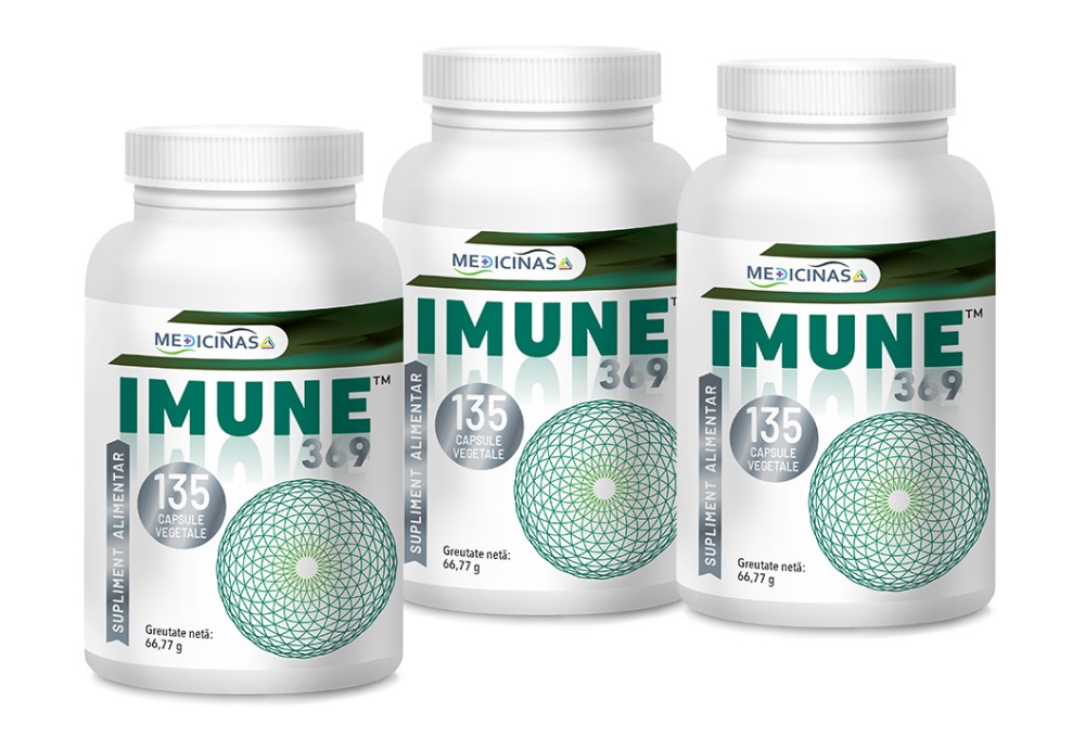 Imune 369 - 2+1 Gratuit și 159RON discount deja inclus - pachet pentru 3 luni