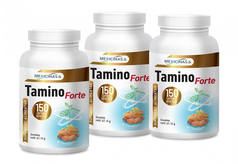 TAMINO FORTE - 2+1 Gratuit - Extract Tămâie, Boswellia Serrata - Pachet 3 luni