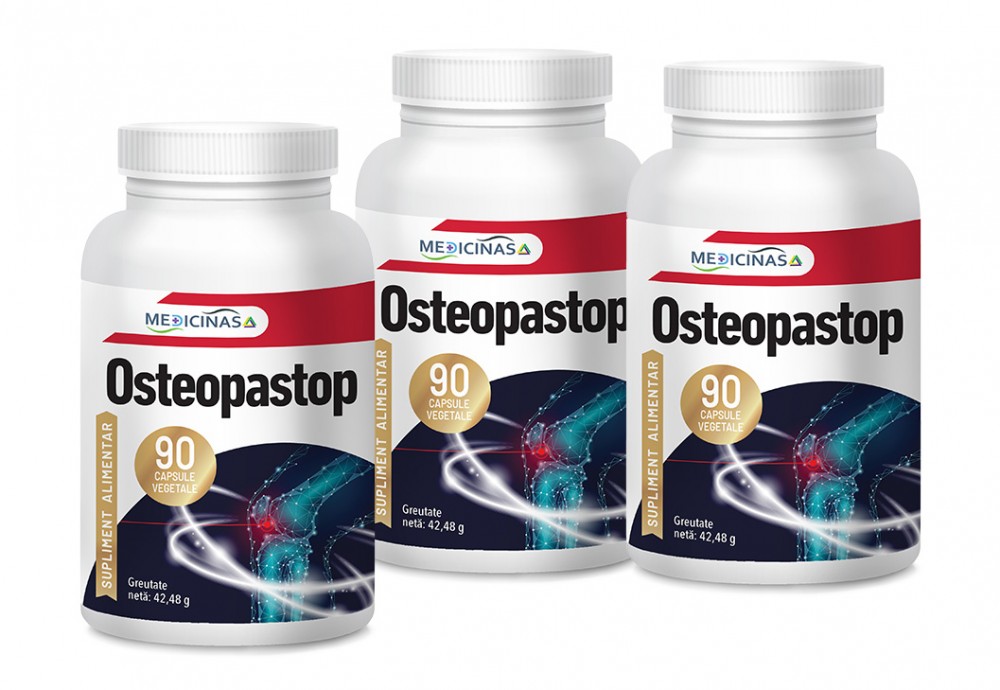  OSTEOPASTOP - 2+1 Gratuit - Pachet 3 luni