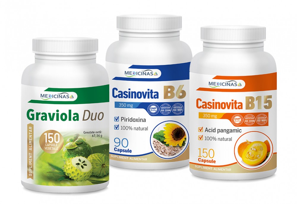 Graviola Duo + CASINOVITA B15 + CASINOVITA B6
