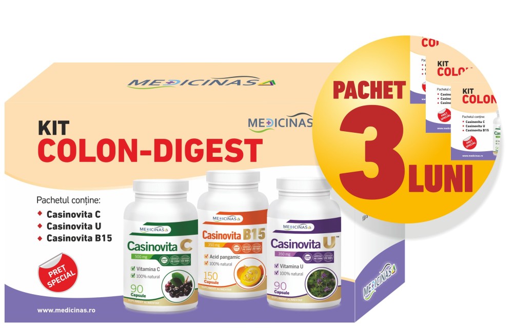 3 Luni KIT COLON-DIGEST 