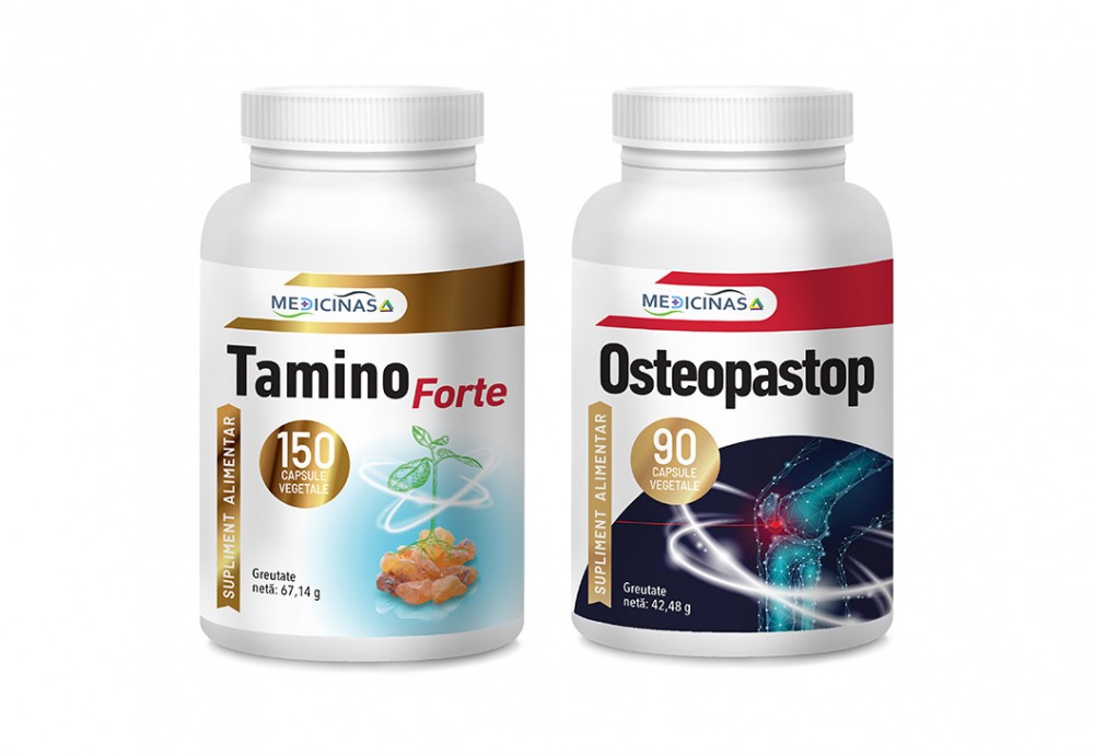 OSTEOPASTOP + TAMINO FORTE - Extract Tămâie, Boswellia Serrata