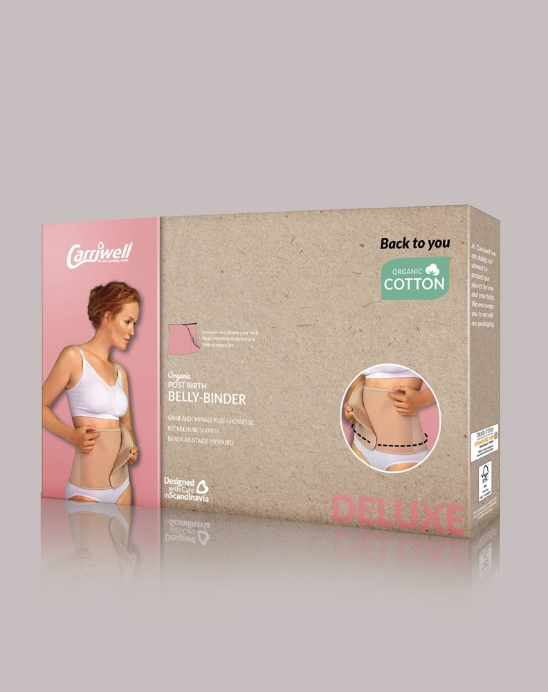 Centura ajustabila dupa nastere, bumbac organic, Carriwell, masura, S/M