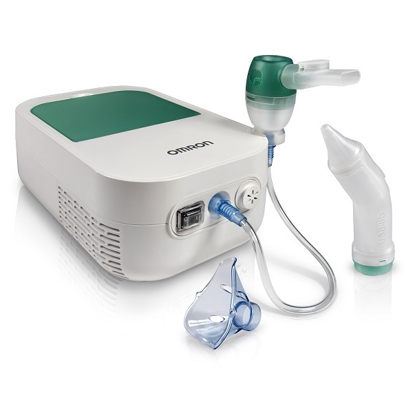 Nebulizator DuoBaby - aparat aerosoli cu aspirator nazal, 2-in-1 - OMRON