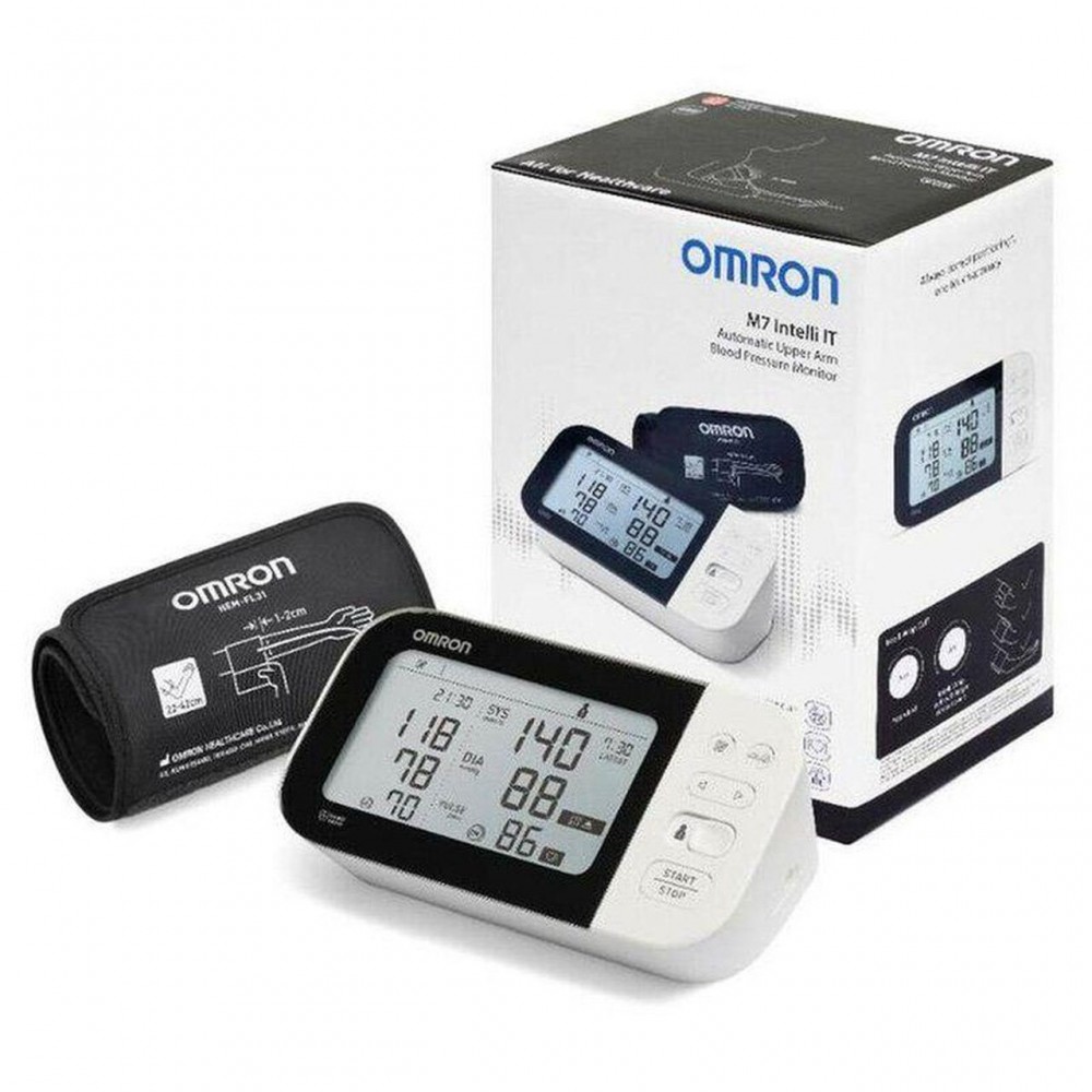 M7 Intelli IT - tensiometru digital de brat cu Bluetooth si Afib, cu adaptor - OMRON