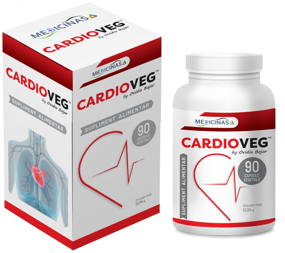 CardioVeg, 90 cps + GRATUIT la prima comandă cartea ”Ce mănânci ca să îți salvezi inima”