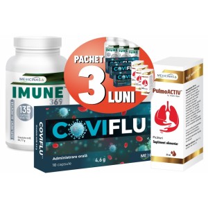 Pachet Imune 369 - Coviflu - Pulmoactiv pentru 3 luni