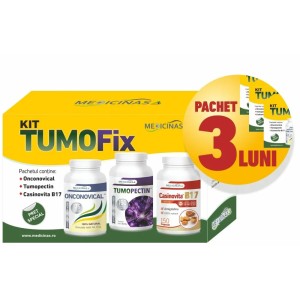 3 Luni KIT TUMOFIX - pentru stoparea celulelor rele - GRATUIT la prima comanda cartea ”Ce mănânci ca să combați cancerul”
