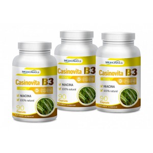 CASINOVITA B3 - 2+1 Gratuit - Vitamina B3 (Niacina) - Pachet 3 luni