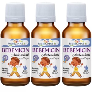 Bebemicin 118 RON Discount inclus deja - Abiotic Natural pentru Copii 4+, 3 flacoane