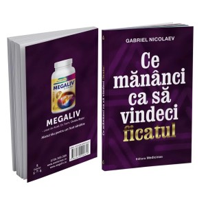 MEGALIV - 2+1 Gratuit - Pachet 3 luni + GRATUIT la prima comandă cartea Ce mănânci ca să vindeci ficatul
