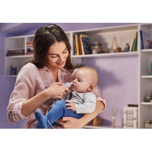 Nebulizator DuoBaby - aparat aerosoli cu aspirator nazal, 2-in-1 - OMRON