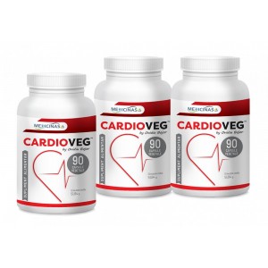 CardioVeg - Pachet 3 luni + CADOU Cartea ”Ce mănânci ca să îți salvezi inima” la prima comanda