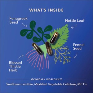 SPORIREA NATURALA A LACTATIEI – crestere garantata a cantitatii in max 48 de ore MORE MILK PLUS – 120 buc